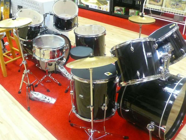 A range of drums and other musical instruments available at the new Music City shop located at Dungannon Enterprise Centre. A range of drums and other musical instruments available at the new Music City shop located at Dungannon Enterprise Centre.