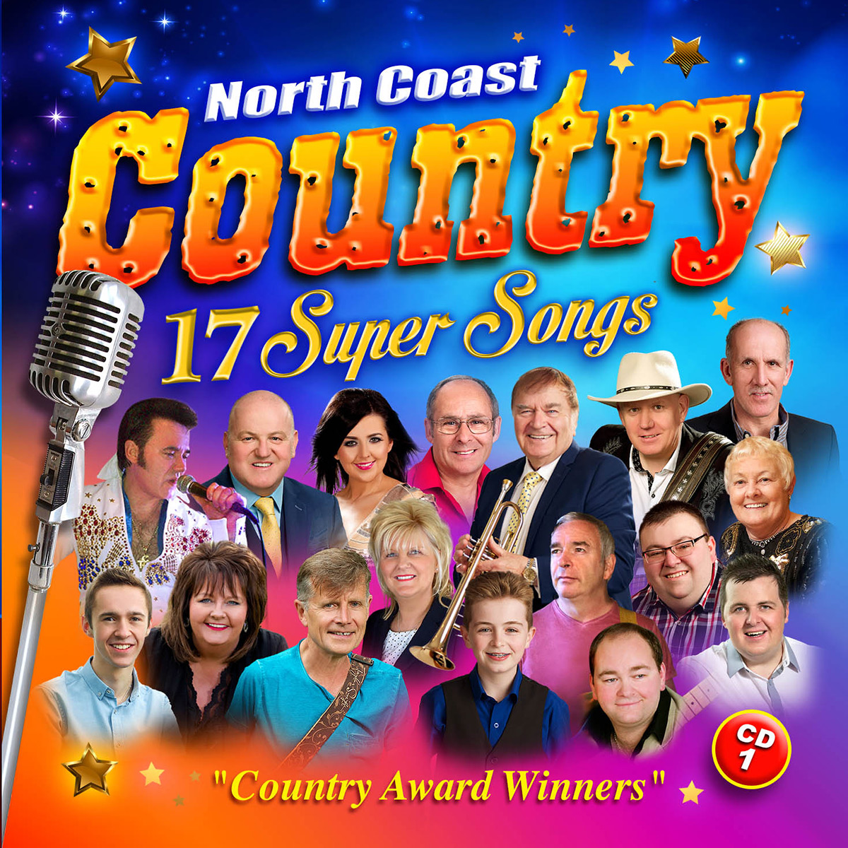 North Coast Country Music 17 Super Songs CD